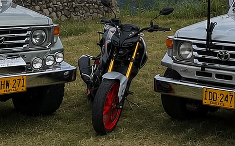 Moto MT 15 del premio principal